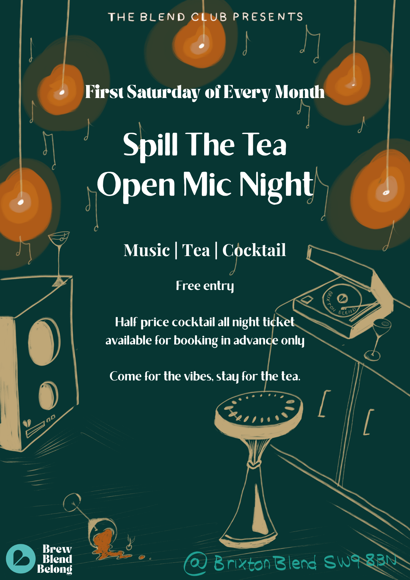 Spill The Tea - Open Mic @ Brixton Blend